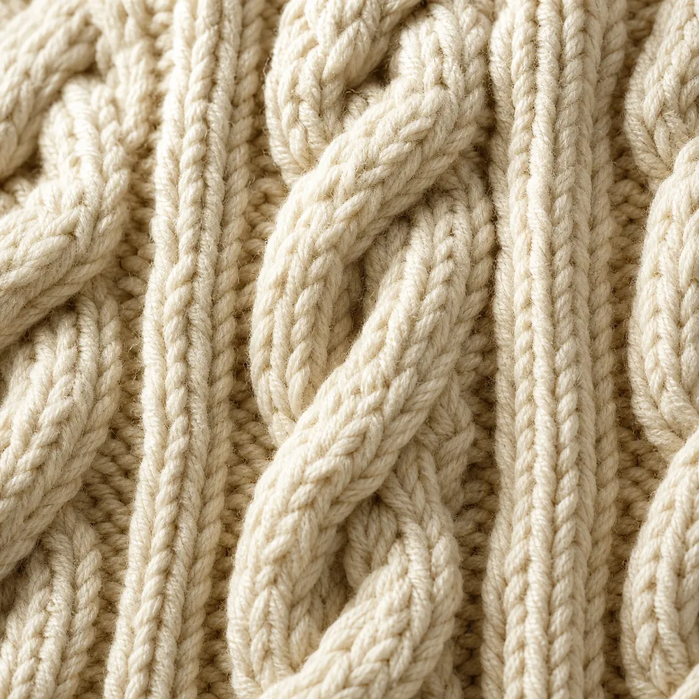 Chunky cable-knit gauge — Knitwear sourced by Almekora Global