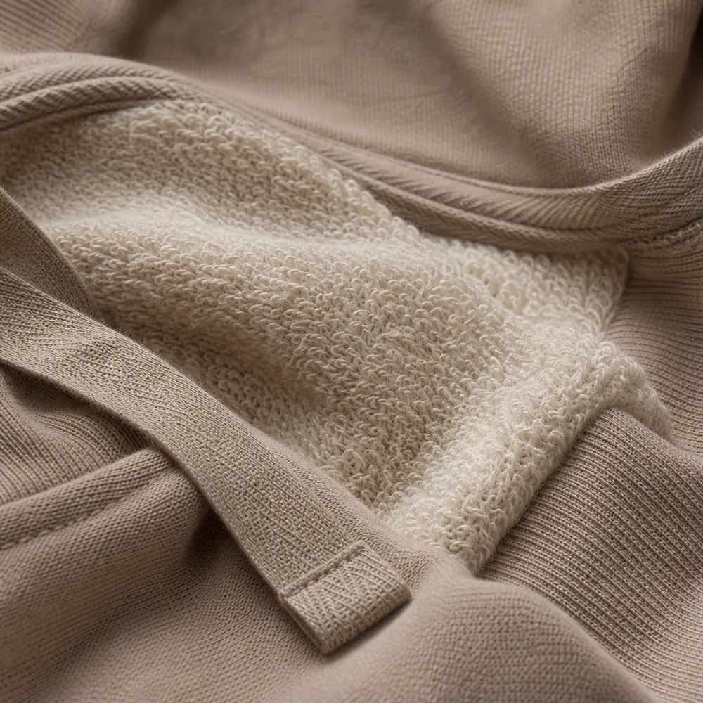 Brushed-back loopback fleece — Knitwear sourced by Almekora Global