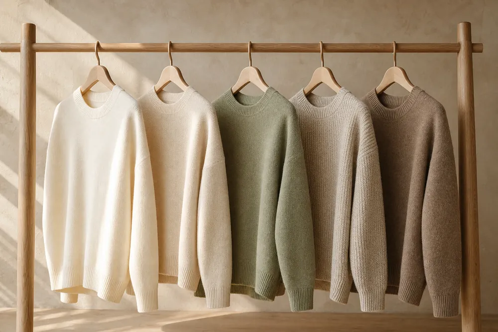 Full-fashion knit sweaters — Knitwear sourced by Almekora Global