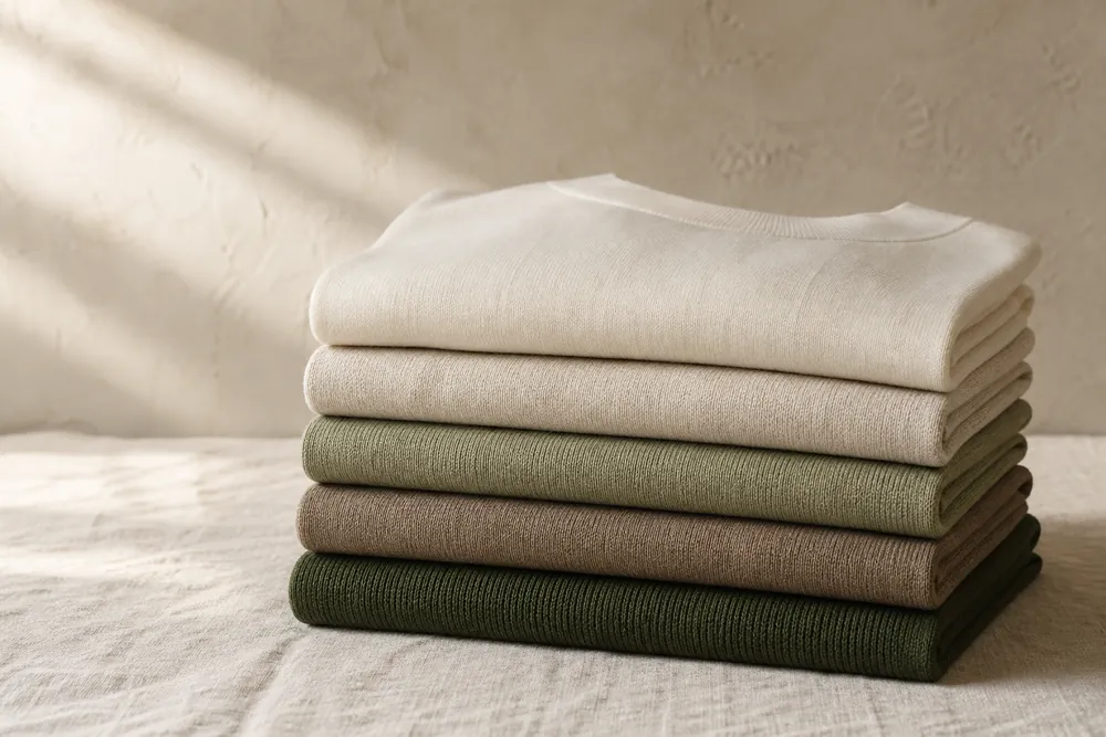 Everyday jersey basics — Knitwear sourced by Almekora Global