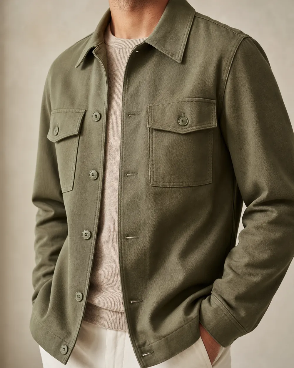 Cotton field jacket — Woven sourced by Almekora Global