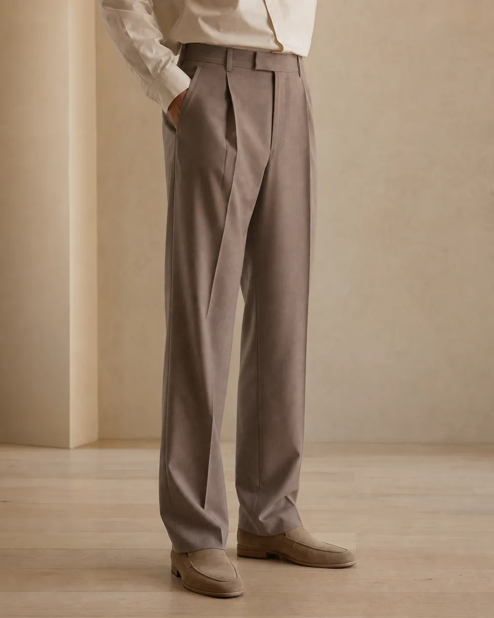 Tailored trousers — Woven sourced by Almekora Global