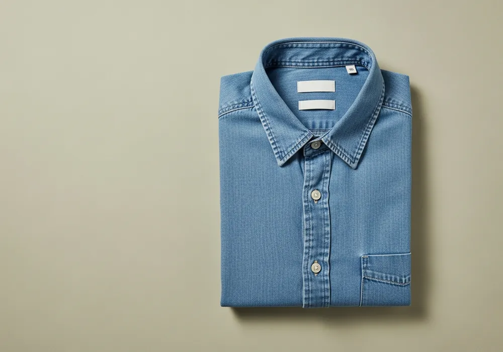 Denim shirts — garments sourced by Almekora Global